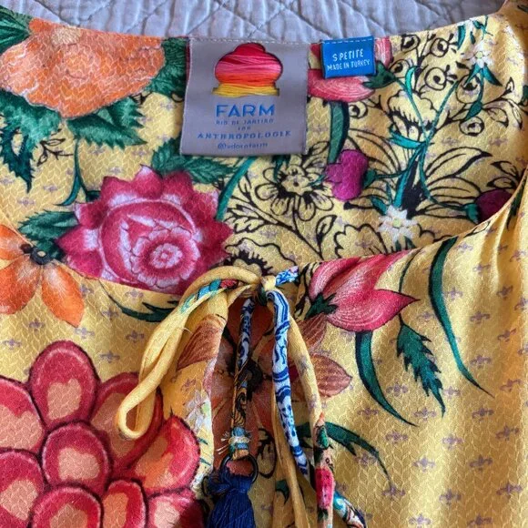 Farm Rio Lorena Patchwork Tunic Dress - Picture 3 of 6